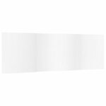 vidaXL Cloison de séparation blanc 165x600 cm bambou