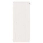 vidaXL Buffet Blanc 60x36x84 cm Bois de pin massif