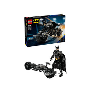 Figurine de Batman à Construire et Moto Bat-Pod LEGO DC Comics Super Heroes 76273 - Set de Collection pour Fans de The Dark Knight