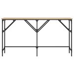 vidaXL Table console chêne sonoma 140x29x75 cm bois d'ingénierie