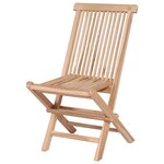 vidaXL Mobilier à dîner d'extérieur pliable 7 Pièces Bois solide de teck