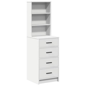 vidaXL Haut Armoire Blanc 40 x 41 x 135 cm Bois d'ingénierie