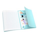 Cahier piqûre EASYBOOK Pastel 24 x 32 cm 96p 90g grands carreaux coloris aléatoire OXFORD