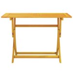 vidaXL Ensemble de salle à manger pour jardin Pliant 5 Pièces Marron