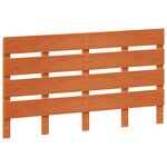 vidaXL Tête de lit cire marron 150 cm bois massif de pin
