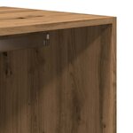 vidaXL Garde-robe chêne artisanal 80x50x200 cm bois d'ingénierie