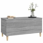 vidaXL Table basse Sonoma gris 90x44 5x45 cm Bois d'ingénierie