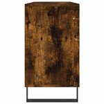 vidaXL Armoire salle de bain chêne fumé 80x33x60cm bois d'ingénierie
