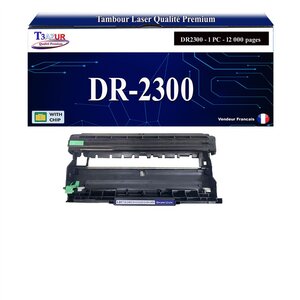 Kit Tambour compatible avec Brother DR2300 pour Brother MFC-L2700DN L2700DW L2720DW L2740DW - 12 000 pages - T3AZUR