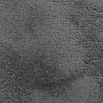 vidaXL Tapis OVIEDO à poils courts anthracite Ø 200 cm