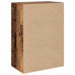 vidaXL Armoire à chaussures vieux bois 60x35x84 cm bois d'ingénierie