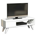 Homemania Meuble TV Maya 90x30x33 cm Blanc