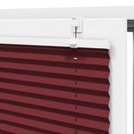 vidaXL Store plissé rouge bordeaux 40x100 cm largeur du tissu 39 4 cm
