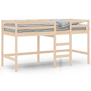 vidaXL Lit mezzanine d'enfants sans matelas avec échelle 90x200 cm