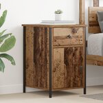 vidaXL Armoires de Chevet 2 Pièces Bois Ancien 40x42x60 cm Bois d'Ingénierie