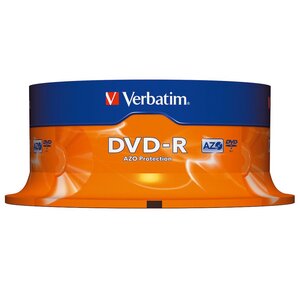 DVD-R - 4,7GB - 16X - Spindle 25 (paquet 25 unités)