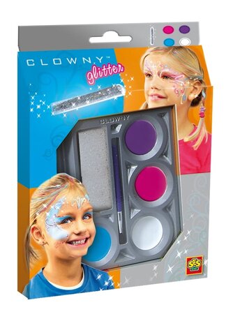 Palette maquillage enfant 4 couleurs pailletées