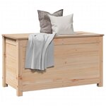 vidaXL Boîte de rangement 80x40x45 5 cm Bois massif de pin