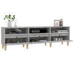 vidaXL Meuble TV gris béton 150x30x44 5 cm bois d'ingénierie