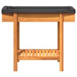 vidaXL Lit surélevé de jardin 90x30x75 cm bois massif acacia