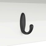 vidaXL Porte-manteau mural Blanc 50 x 16 x 26 cm Bois d'ingénierie