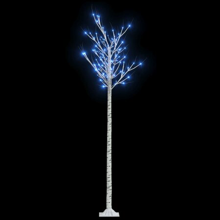 vidaXL Sapin de Noël 200 LED bleu Saule 2 2 m Int/Ext
