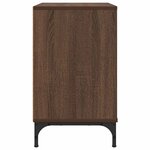 vidaXL Table de chevet avec tiroir Chêne marron 63 5 x 36 x 61 cm