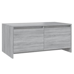 vidaXL Table basse sonoma gris 90x50x41 5 cm bois d'ingénierie