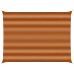 vidaXL Voile d'ombre Orange et marron 6 x 8 m 100   polyester Oxford