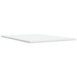 vidaXL Sommier à lattes de lit avec matelas Crème 160x200 cm Tissu