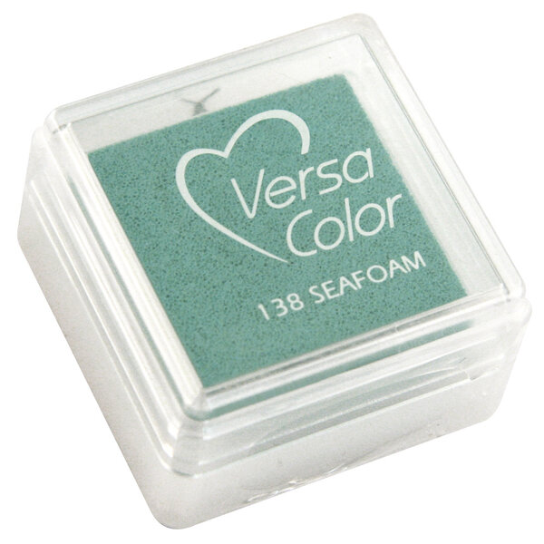 Tampon encreur "Versacolor"  vert marin  2 5x2 5 cm