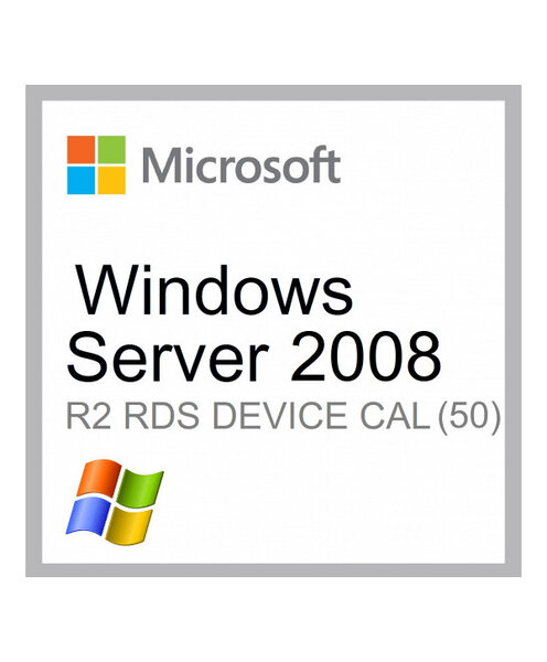 Microsoft Windows Server 2008 R2 Remote Desktop Services (RDS) 20 device connections CAL - Clé licence à télécharger