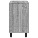 vidaXL Unité de vanité de salle de bain Sonoma gris 60 x 35 x 60 cm