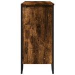 vidaXL Buffet chêne fumé 91x35 5x74 5 cm bois d'ingénierie
