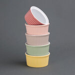 Ramequin gris 70 ml - lot de 12 - olympia -  - grès x32mm