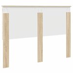 vidaXL Tête de lit Chêne Sonoma 140 cm Bois d'ingénierie