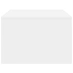 vidaXL Bureau mural Blanc 80 x 45 x 30 cm Bois d'ingénierie