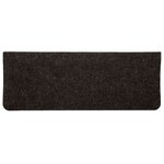 vidaXL Tapis d'escalier auto-adhésifs 30 Pièces anthracite 65x24 5x3 5 cm