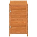 vidaXL Remise de jardin Marron 55x52x112 cm Bois de sapin solide