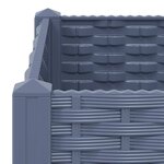 vidaXL Lit surélevé 80x80x38 cm Polypropylène