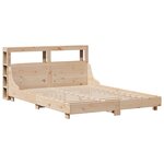 vidaXL Cadre de lit sans matelas 140x200 cm bois massif de pin