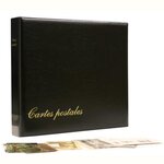 ALBUM CARTES POSTALES LUXE : reliure seule (Vert)