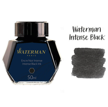 Waterman encre pour stylo plume flacon d'encre noir intense bouteille de 50  ml - La Poste