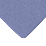 vidaXL Coussins de siège 4 Pièces Bleu denim 40 x 40 x 3 cm tissu