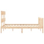 vidaXL Cadre de lit sans matelas 140x200 cm bois massif de pin