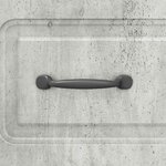 vidaXL Armoire à tiroirs Gris béton 66 x 34 5 x 87 cm