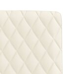 vidaXL Chaises à manger lot de 2 Crème Velours