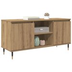 vidaXL Meuble TV Chêne artisanal 104 x 35 x 50 cm Bois d'ingénierie