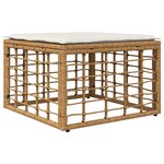 vidaXL Ensemble de canapés d'extérieur 10 pc Blanc Naturel et Crème
