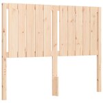 vidaXL Cadre de lit sans matelas bois de pin massif